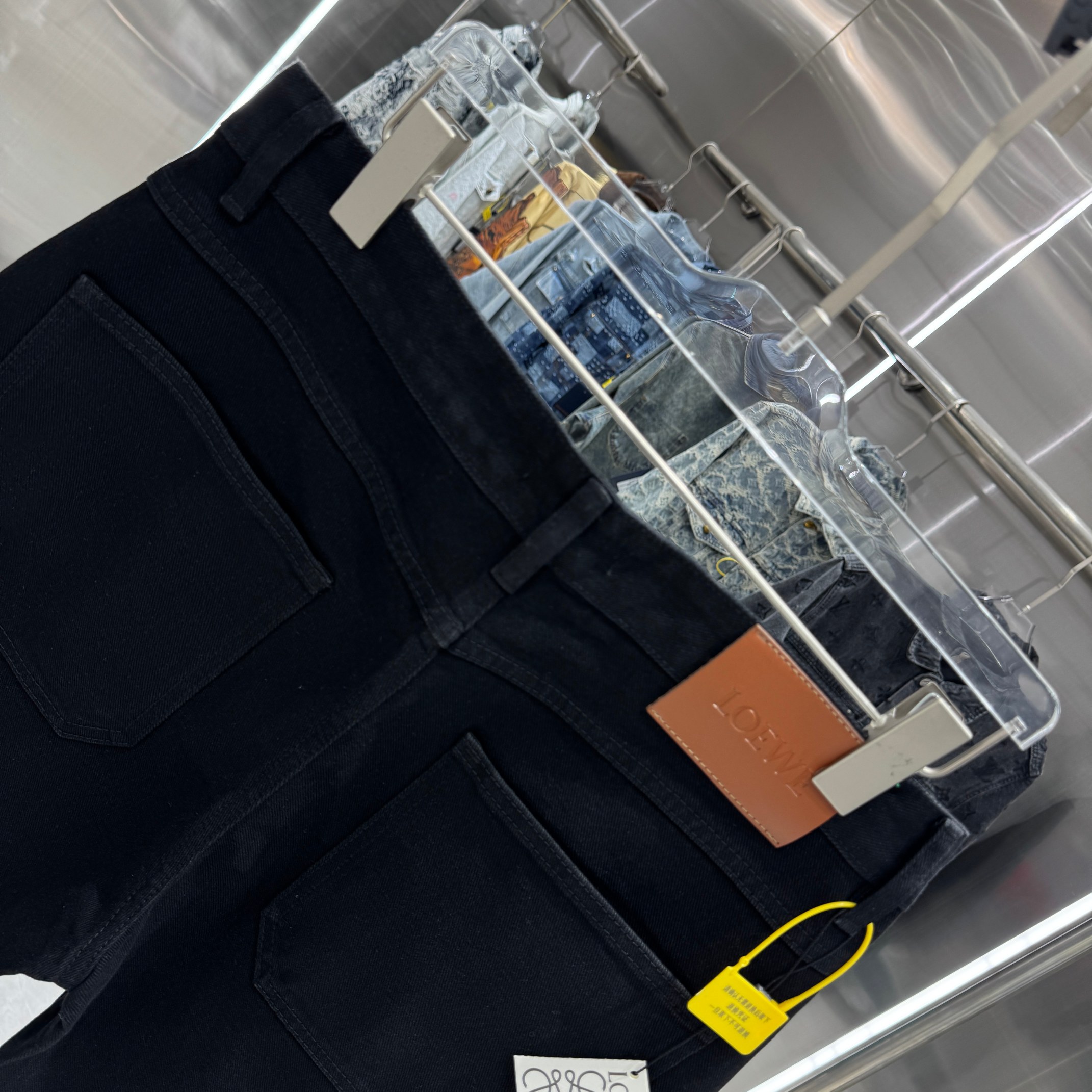 Loewe 罗意威 图案印花牛仔裤短裤