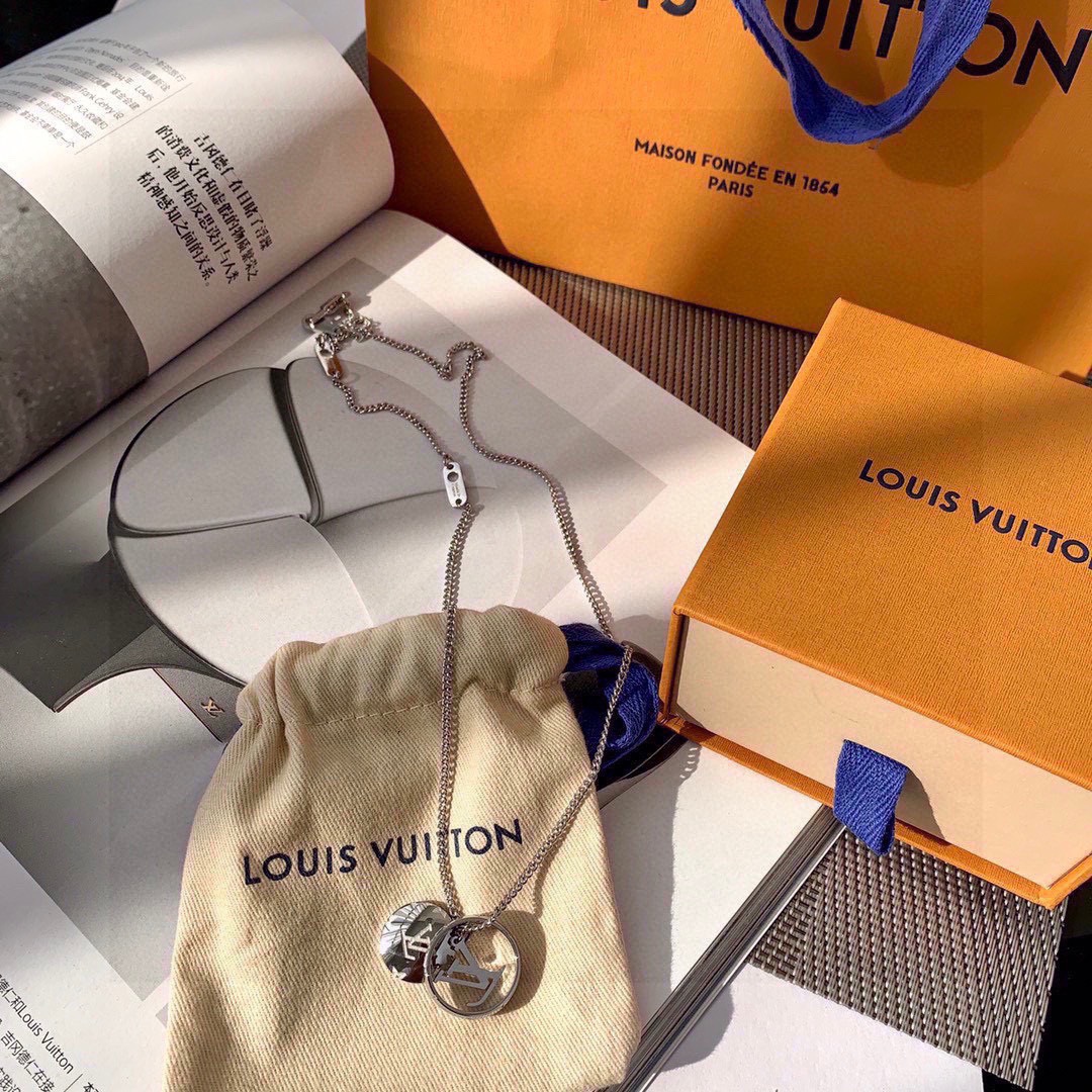 Louis Vuitton Bijoux Colliers & Pendentifs Anneau épissure Unisexe Fashion La chaîne