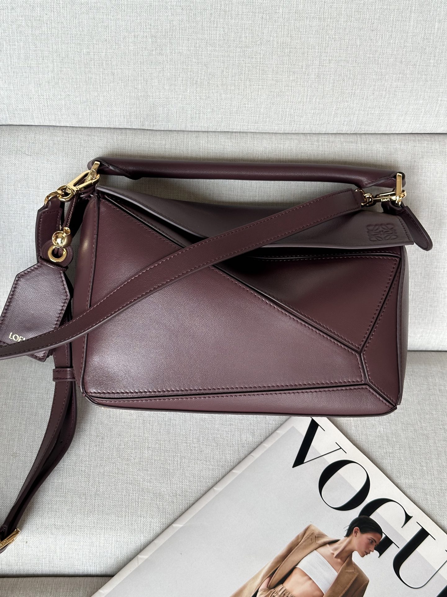 Loewe Puzzle Bag Small Nappa Leather Featherlight Top Handle Shoulder Bag 3 i1744357992201 5874 0 4