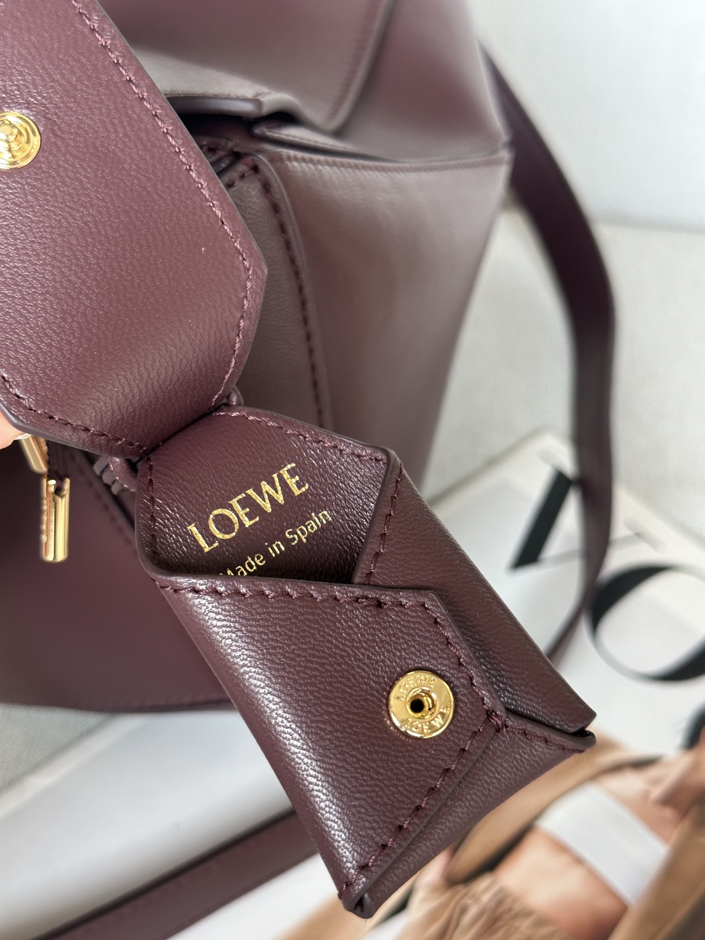 Loewe Puzzle Bag Small Nappa Leather Featherlight Top Handle Shoulder Bag 5 i1744357992206 380 0 2
