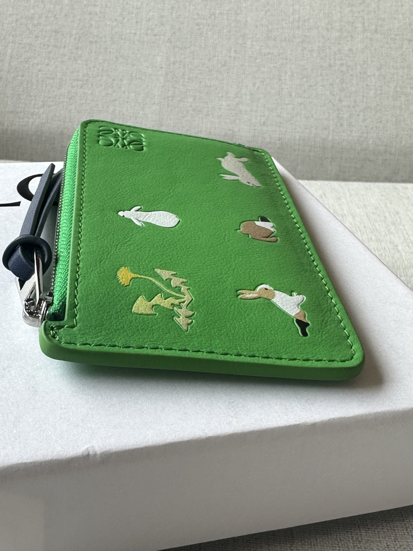 LOEWE Limited Edition Green Rabbit Card Holder - Embedded Design 4 i1749365222587 9879 0 4