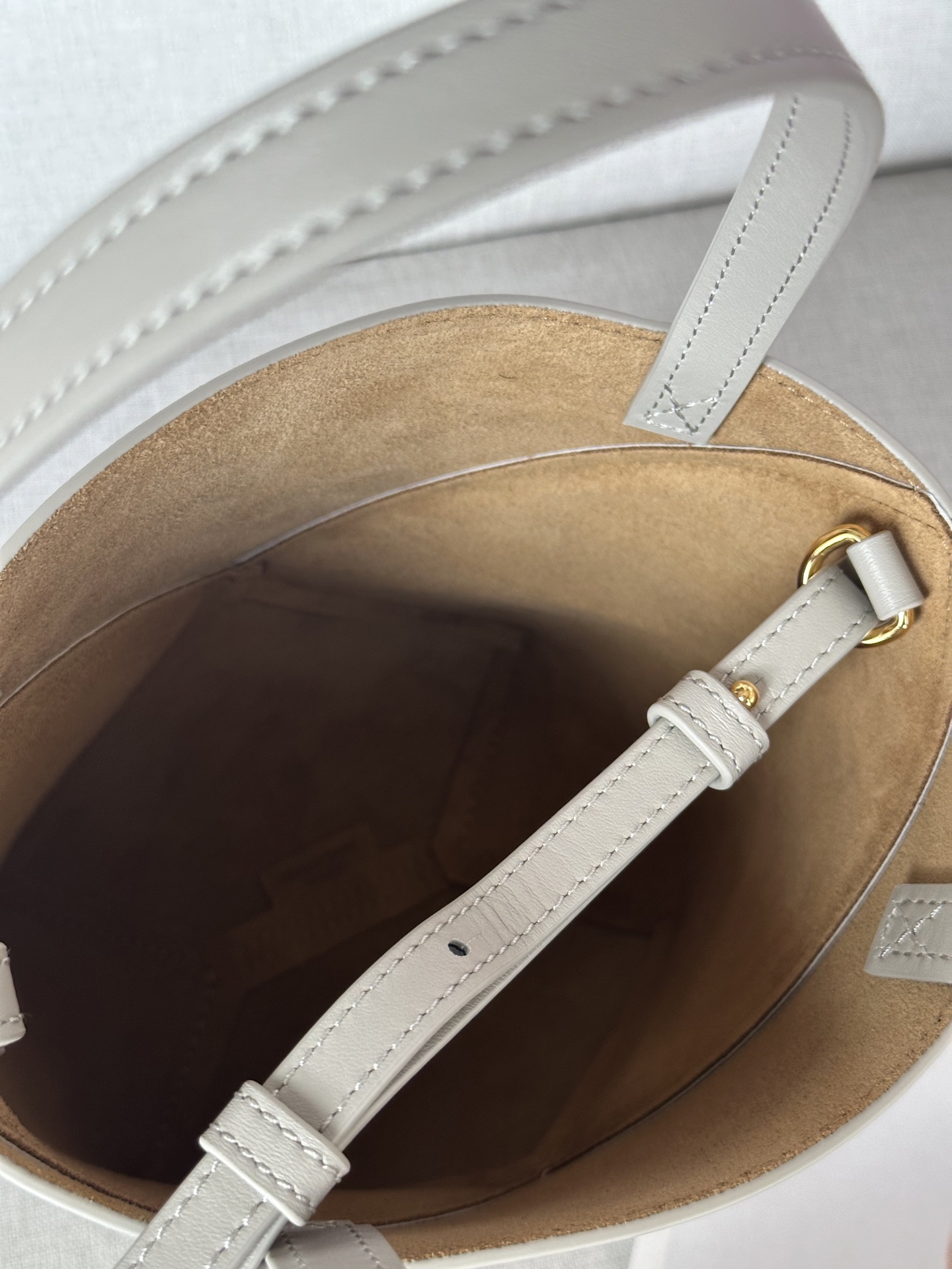 Loewe Puzzle Fold Mini Tote Bag, Shell Grey Leather 9 i1749366067063 4524 0 7