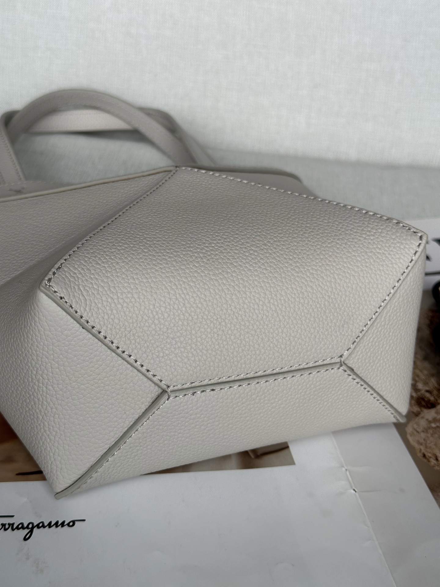 Loewe Puzzle Fold Mini Tote Bag - Grey Leather, Iconic Design 6 i1753692758732 1789 0 3