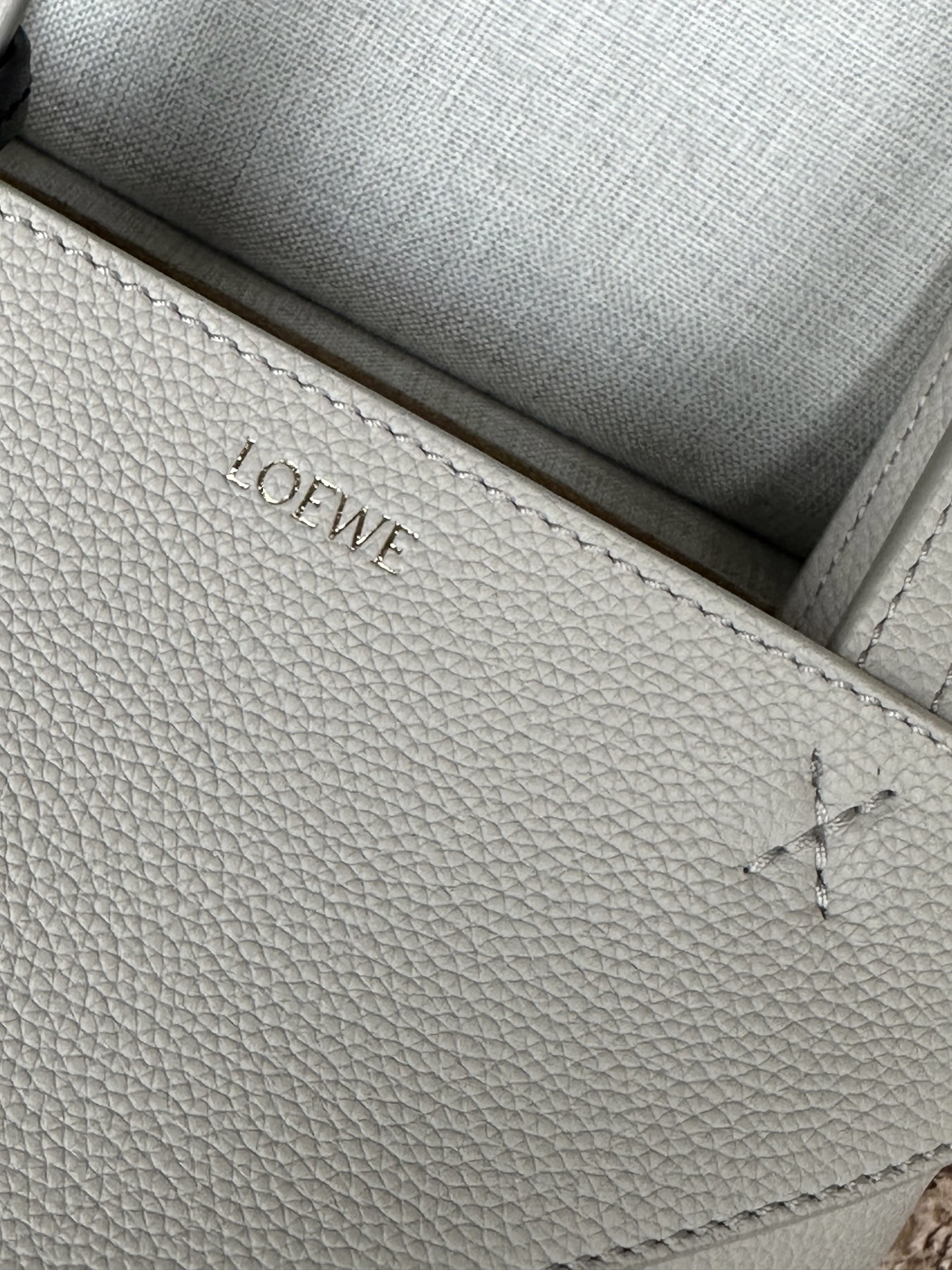 Loewe Puzzle Fold Mini Tote Bag - Grey Leather, Iconic Design 10 i1753692861705 1782 0 8