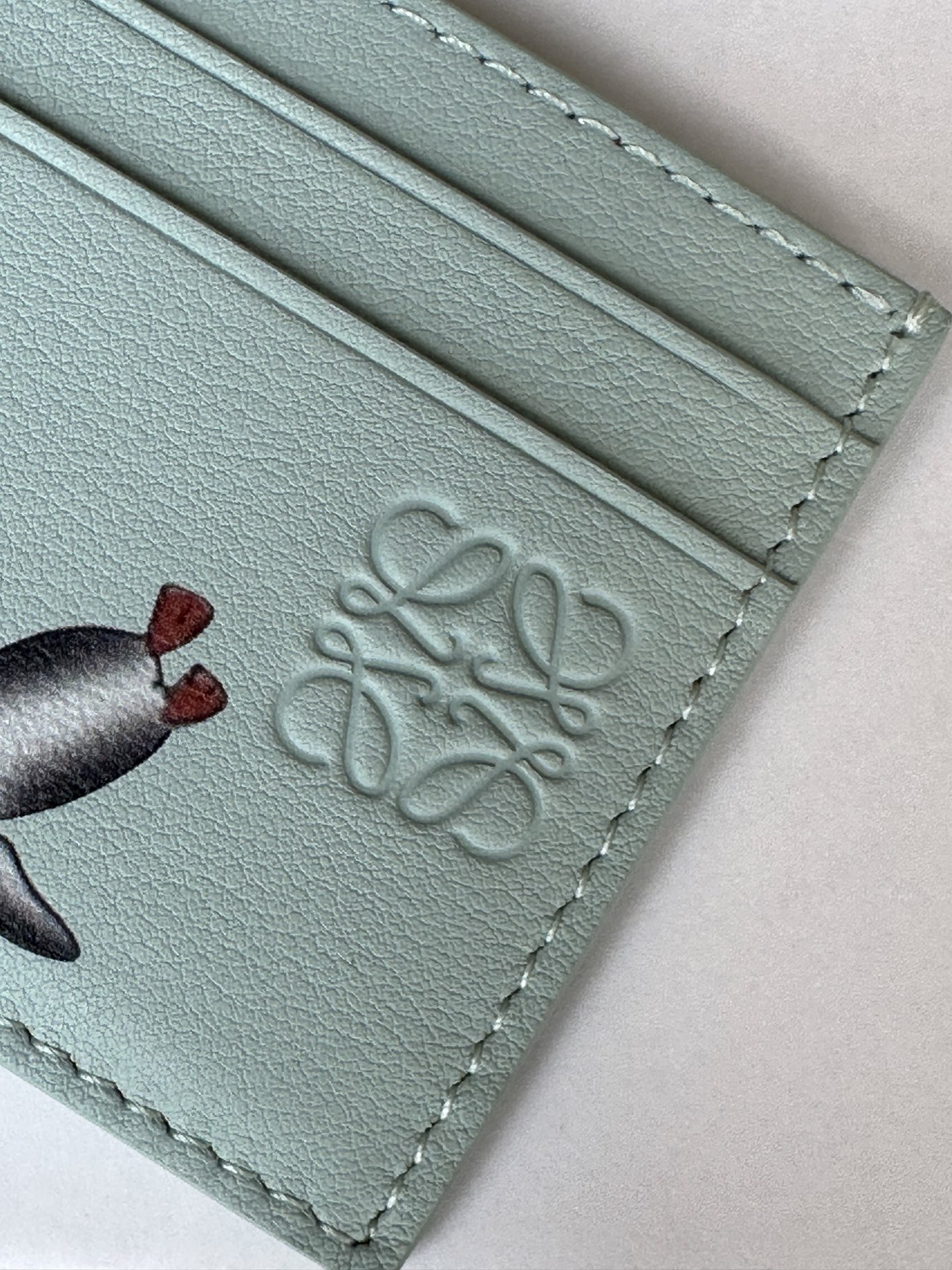 LOEWE x Suna Fujita Penguin Card Holder, Glacier Blue, Leather 9 i1757661956127 3923 0 3