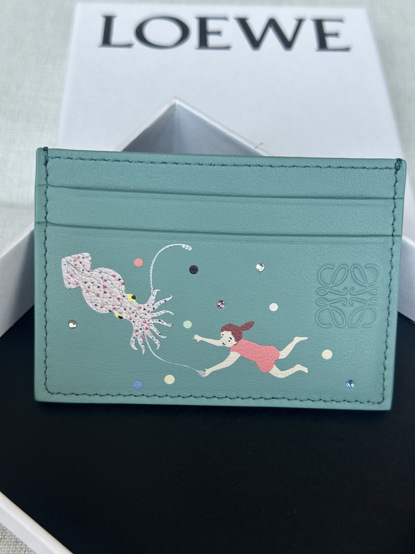 Loewe Suna Fujita Octopus Card Holder Leather - Limited Edition 4 i1757736943437 7619 0 6