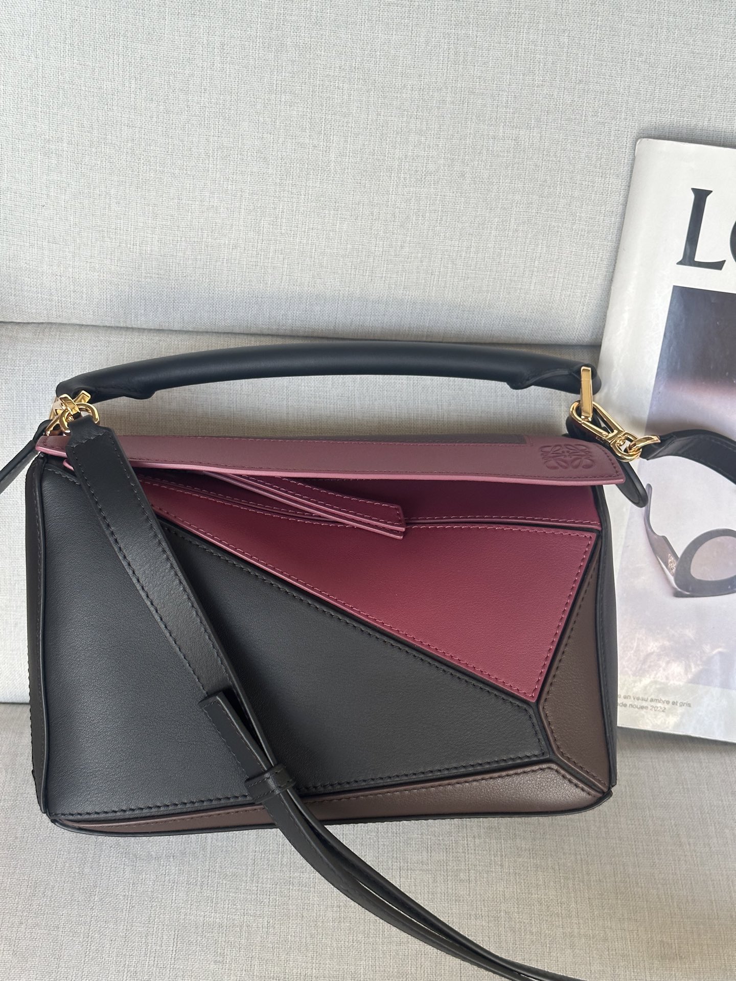 Loewe Puzzle Small Bag in Nappa Calfskin Multi-tone Shoulder Handbag 2 i1758181705861 4442 0 1