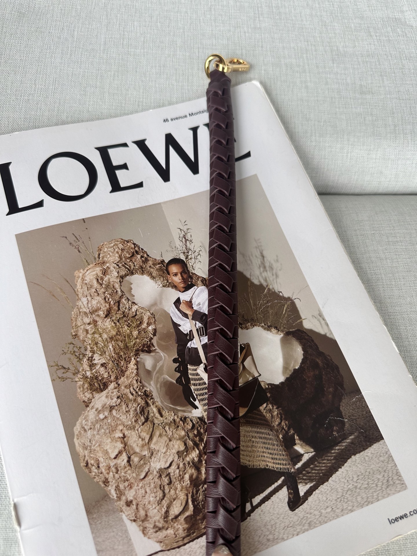 NO:574121,Special grade burgundy versatile hand-woven belt, length 53cm model, special grade Loewe, loewe19860909特级 酒红色 百搭手工編织皮带 ,長度53cm 型号,特级罗意威,loewe,Bag