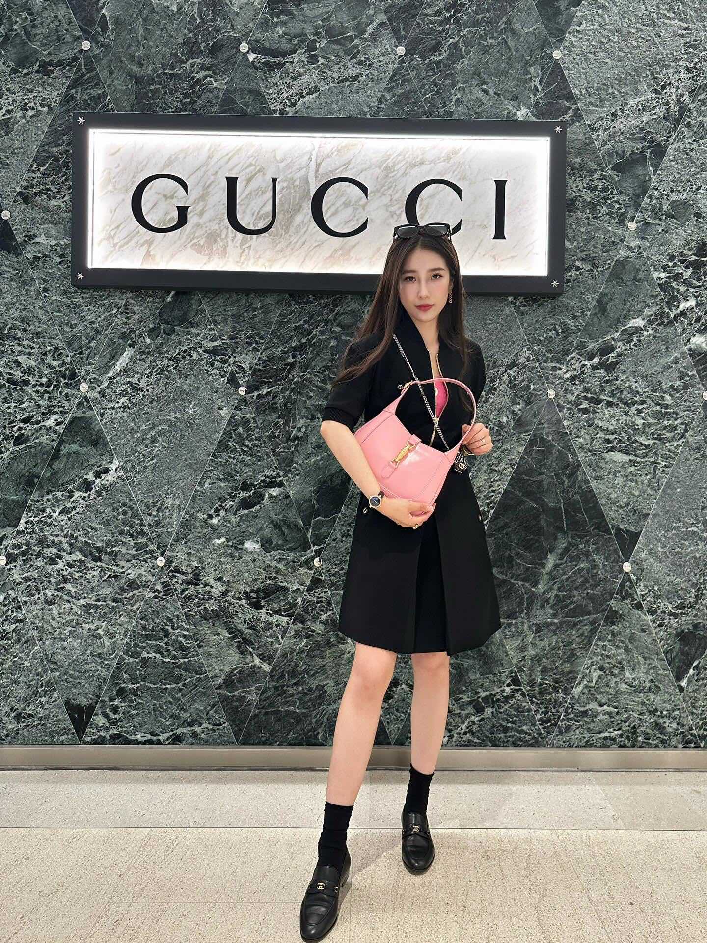 Gucci Odzież Sukienki Czarny Kolekcja wiosenno-letnia Fashion Casual