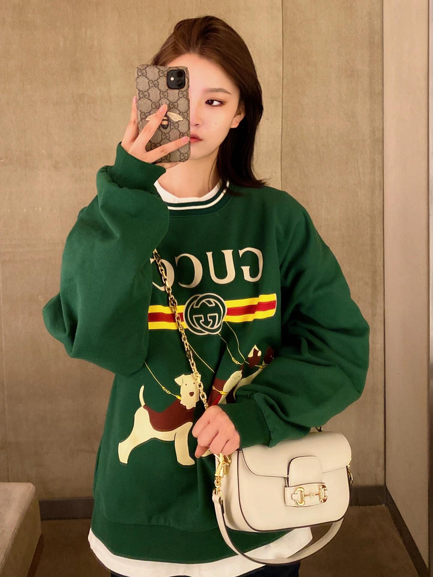 Gucci Odzież Bluzy Drukowanie Kolekcja jesienna Casual