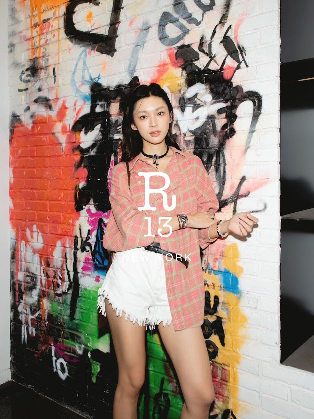 NO:314859,R13 24Fw autumn and winter new style, old-fashioned washable soft slanted button plaid shirt丨Exclusive yb development!  High-end production!  It is definitely a very design-like presence in the wardrobe!  Whether you wear it alone or with a coat, it is very good [witty]. The age-reducing effect is ~ this one must be arranged for the wardrobe!  S/M/L, Jackets & coats,shirts,alexander wang19860909R13 24Fw秋冬新款 做旧水洗柔软斜扣格纹衬衫丨独家yb开发！高版出品！绝对是衣柜里设计感十足的存在！无论单穿还是搭配外套都很可[机智]减龄效果分～必须给衣柜安排上这一件！现货发售S/M/L,,jackets & coats,shirts,alexander wang,Women's clothing