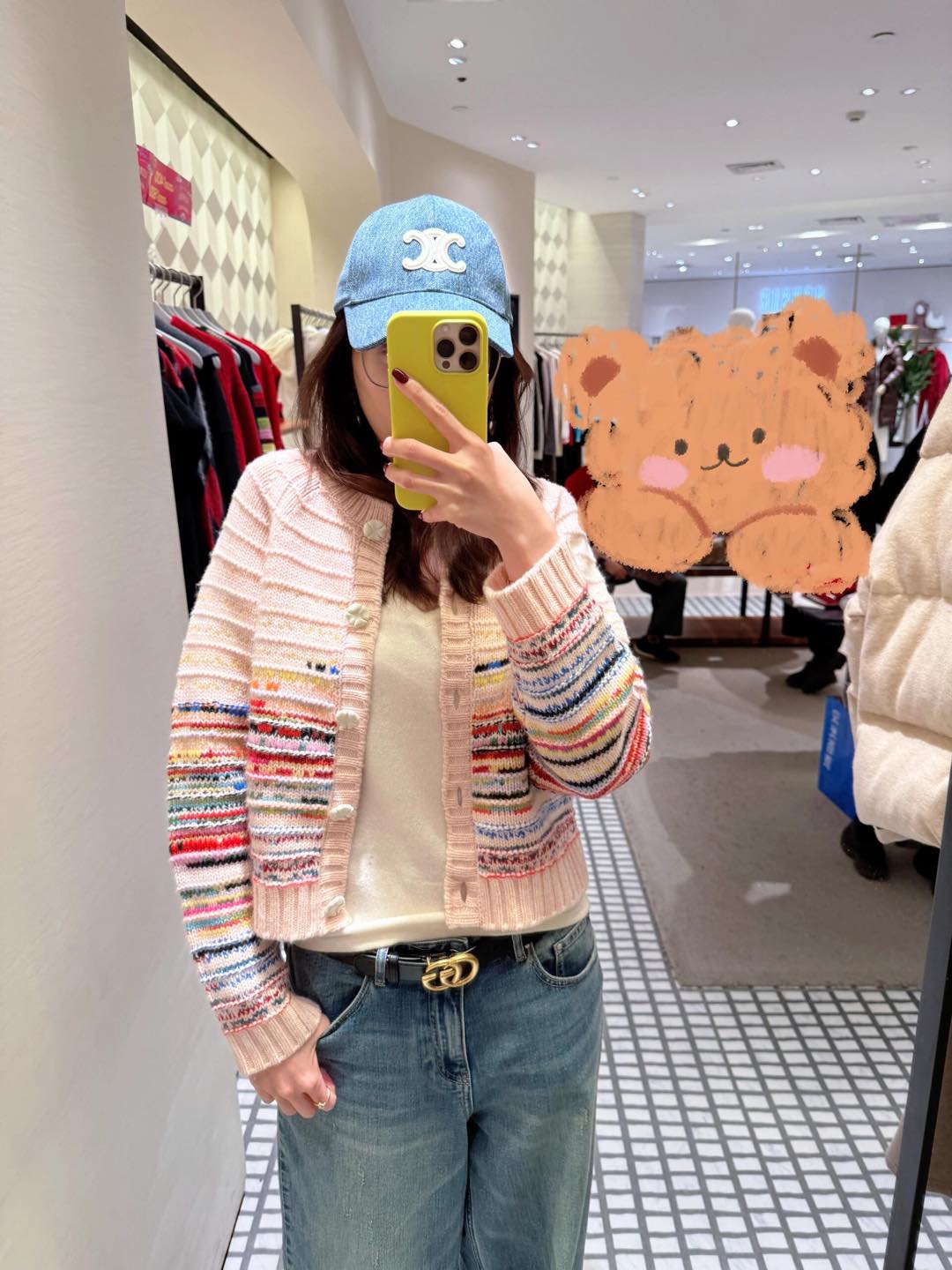 NO:298335,Batch ERD*S 25Ss early spring new style rainbow striped round neck fluff blend loose knit cardigan | Exclusive high-end production!  It is very relaxed and inclusive, and it is not picky about the figure. It is also full of lazy, casual, beautiful, eye-catching and high-end feeling. It is undoubtedly the most popular item on the road with the highest turnover rate and inquiries. Everyone must have one!  It is an irresistible single product on sale in stock/S/M/L, alexander wang19860909批 ERD*S 25Ss早春新款 彩虹条纹圆领绒毛混纺宽松针织开衫丨独家高版出品！宽松包容性很强丸全不挑身材 还洋溢慵懒的随意感美腻又吸睛高级感满满的路上回头率和询问度最高的单品无疑直就是绝绝子谁都必须来一件！是无法抗拒的单品现货发售/S/M/L,,alexander wang,Women's clothing