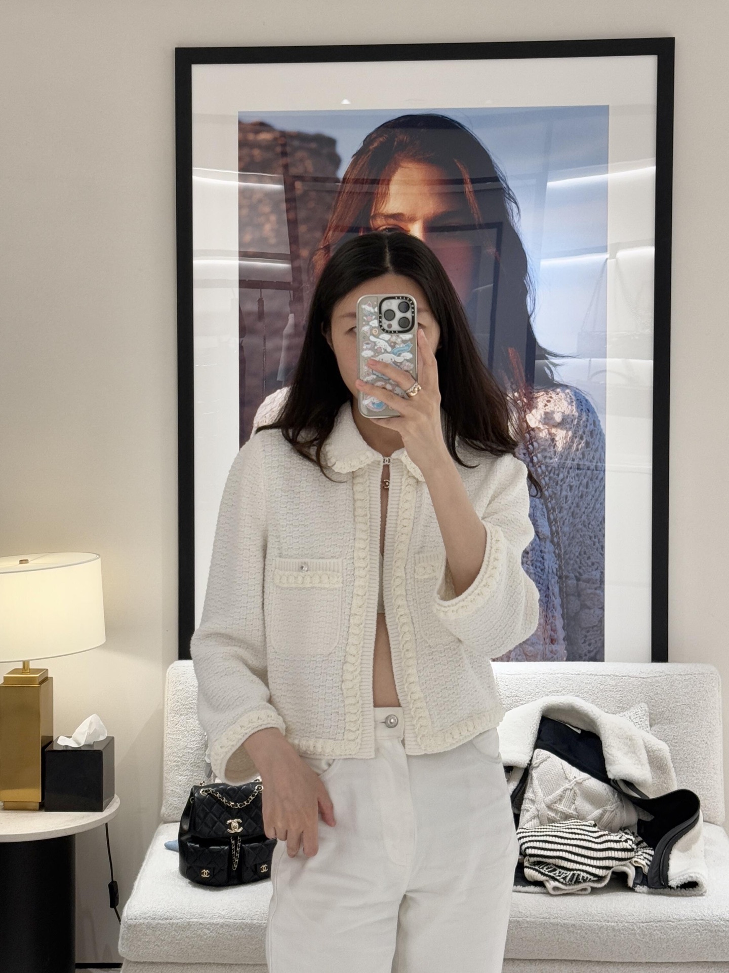 NO:318966,Crack Chane*25SS Early Spring New Cardigan Sweater丨Exclusive yb development!  High-end production!  Full of youthful atmosphere, age-reducing feeling is white and fashionable, really not greasy, customize buttons and molds, use fixed dye yarn, use fresh powder, full of vitality, macaron color, girly heart, no resistance, dopamine outfit, sweet and cute, short upper body, more figure~ matched with pleated skirt, jeans, all look good, S/M/L,,chanel, skirts, jeans, sweaters, alexander wang19860909批 Chane*25SS早春新款 开衫毛衣丨独家yb开发！高版出品！满满的青春气息 减龄感显白又洋气真的看不腻,纽扣开模定制 选用定染纱线 运用清新的粉 元气满满的马卡龙色 少女心满满～完全没有抵抗力多巴胺穿搭 甜美可爱 短款上身更显身材～搭配百褶裙 牛仔裤都好看 现货发售S/M/L,,chanel,skirts,jeans,sweaters,alexander wang,Women's clothing