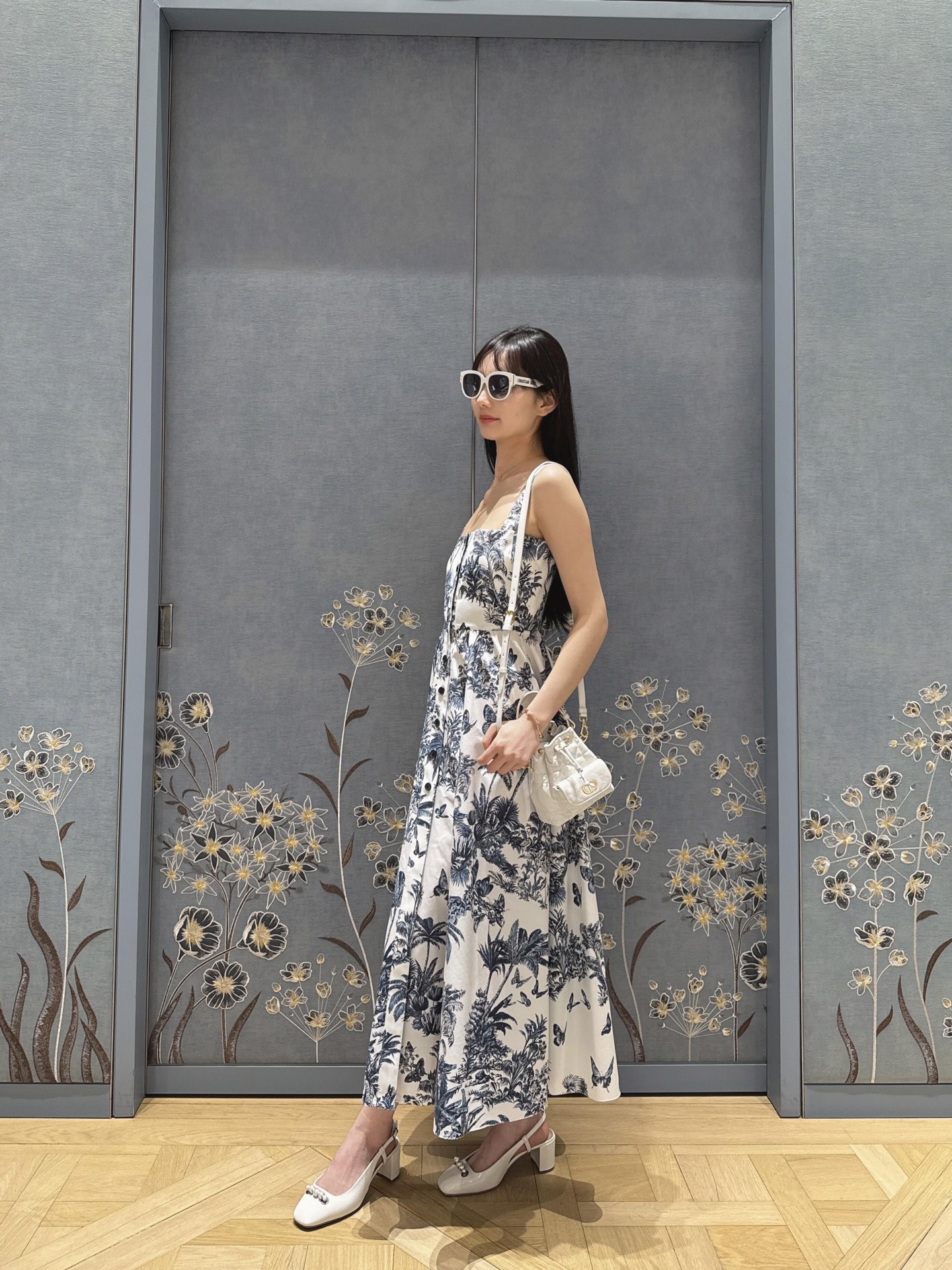 Dior 25SS Tropical Print Cotton Sundress - Elegant Summer Style 9 i1747648102106 4018 0 7