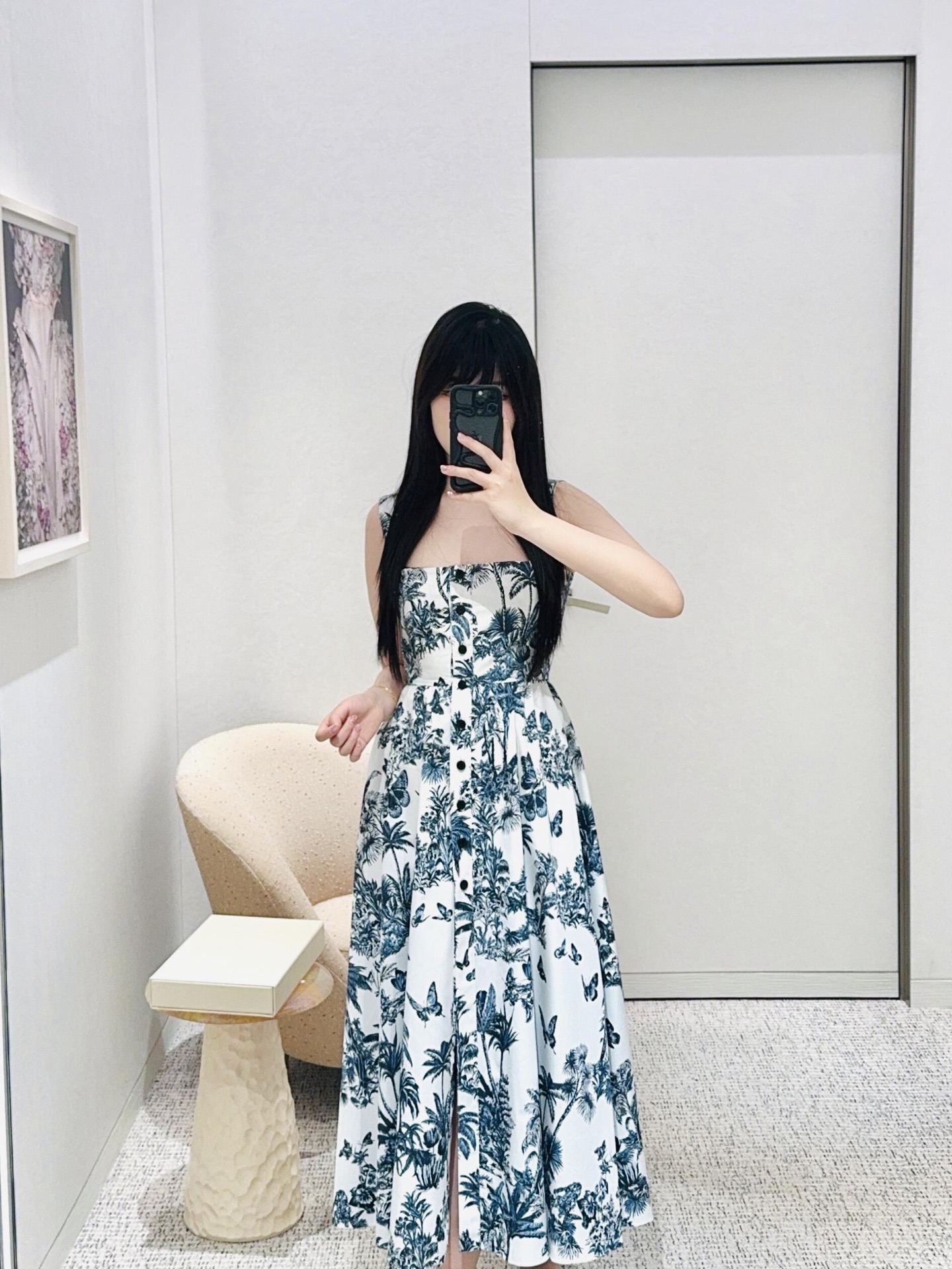 Dior 25SS Tropical Print Cotton Sundress - Elegant Summer Style 5 i1747648102138 3731 0 3