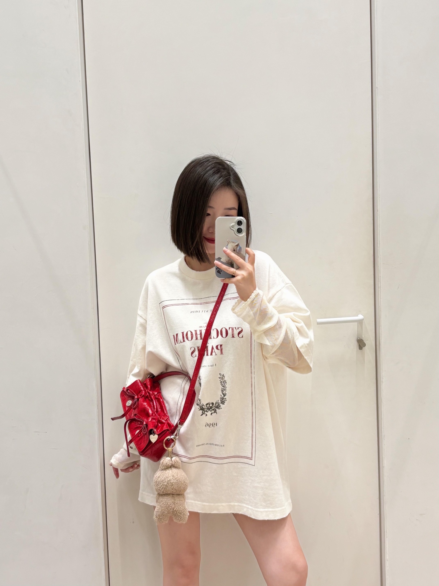 NO:433838,Acne Studio*s 25Fw early autumn new style retro logo printed loose fake two-piece long-sleeved mesh T-shirt | Exclusive high-end production!  This fake two pieces have been really popular in recent years. The clothes are the least picky to wear. You can wear them all the time as long as you like them. The upper body is clean and tidy and refreshing!  Perfect workmanship quality depends on the details. S/M/L, acne studios, tees, t-shirt, alexander wang19860909Acne Studi*s 25Fw早秋新款 复古徽标印花宽松假两件长袖网纱T恤丨独家高版出品！这种假两件近年来真的太火 衣服最不挑人穿,只要你喜欢可以一直穿,上身干净整洁有一种清爽！完美做工品质看细节.现货发售S/M/L,,acne studios,tees，t-shirt,alexander wang,Women's clothing