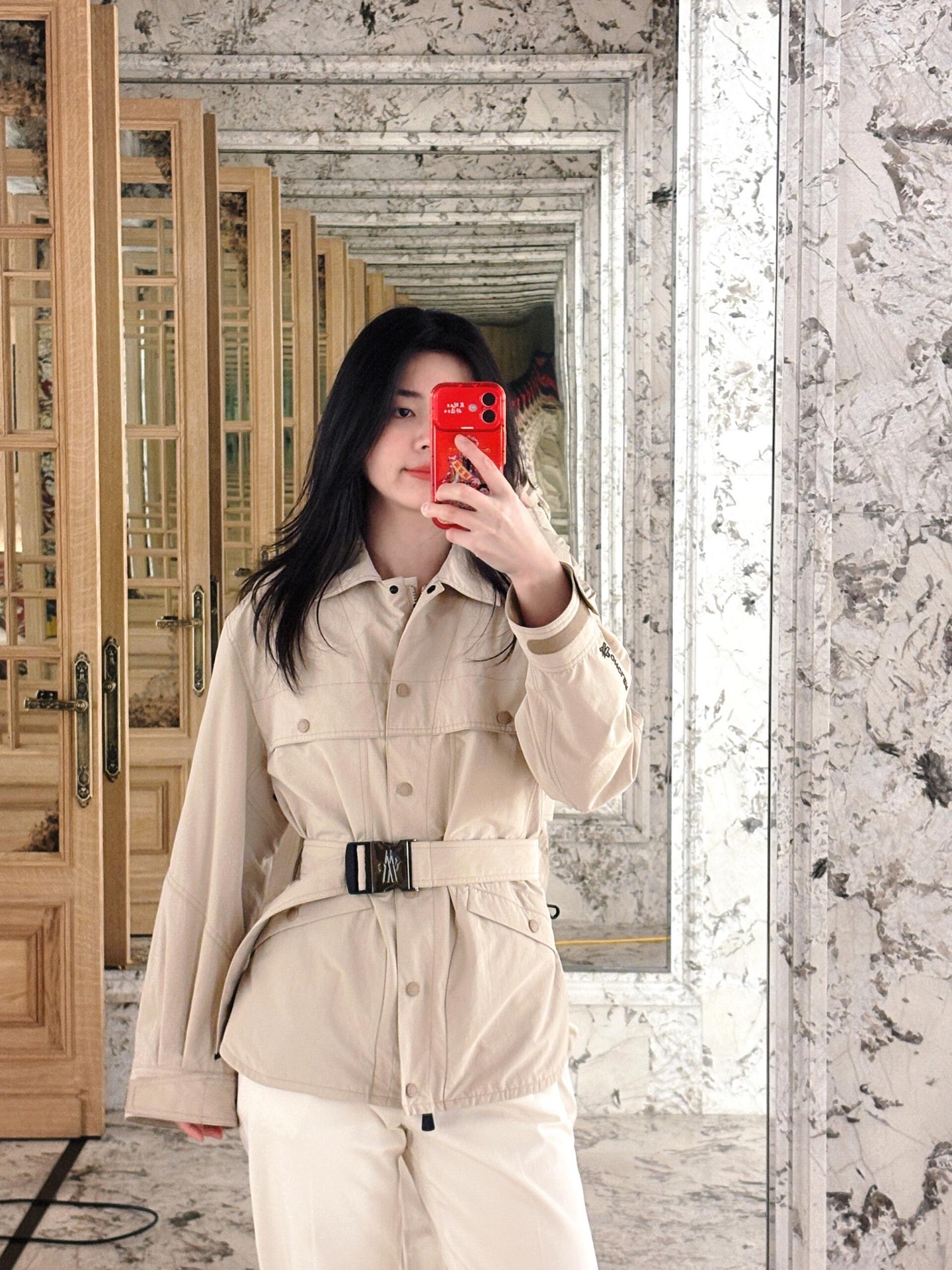 NO:450426,Moncl*r 25FW early autumn new style Kaeng women's belt outdoor jacket jacket | Exclusive yb development!  High-end production!  The loose silhouette design is not picky at all. The loose styling upper body looks very slim. The belt waist-hugging design makes people shine. Outdoor sports are also essential!  Sports and casual and sexy, easy to control. S/M/L,,jackets & coats,jackets & coats,alexander wang19860909Moncl*r 25FW早秋新款 Kaeng女士腰带户外夹克外套丨独家yb开发！高版出品！宽松廓形设计完全不挑人 宽松衣型上身非常显瘦 腰带收腰设计让人眼前一亮 户外运动也是必不可少的！运动休闲随性感轻松驾驭 现货发售S/M/L,,jackets & coats,jackets & coats,alexander wang,Women's clothing