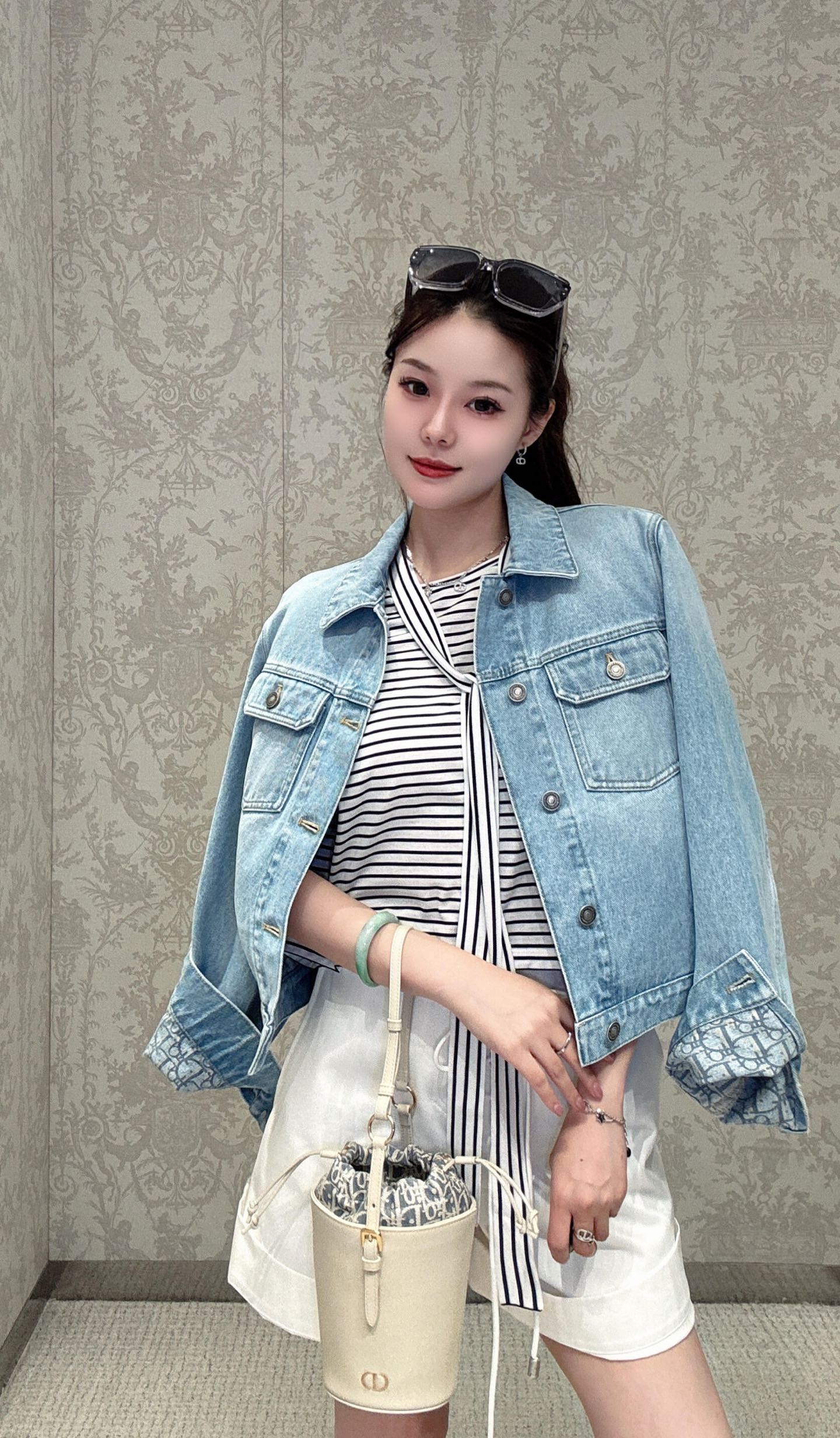 Dior Washed Denim Jacket - Vintage-Inspired, Slim Fit, Versatile Style