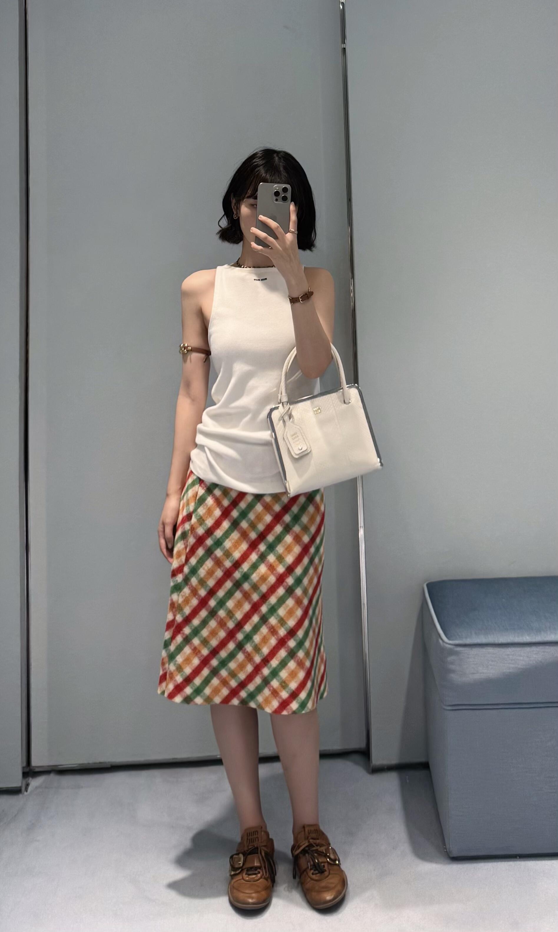 Miu Miu Cotton Knit Tank Top - Versatile & Slimming Essential