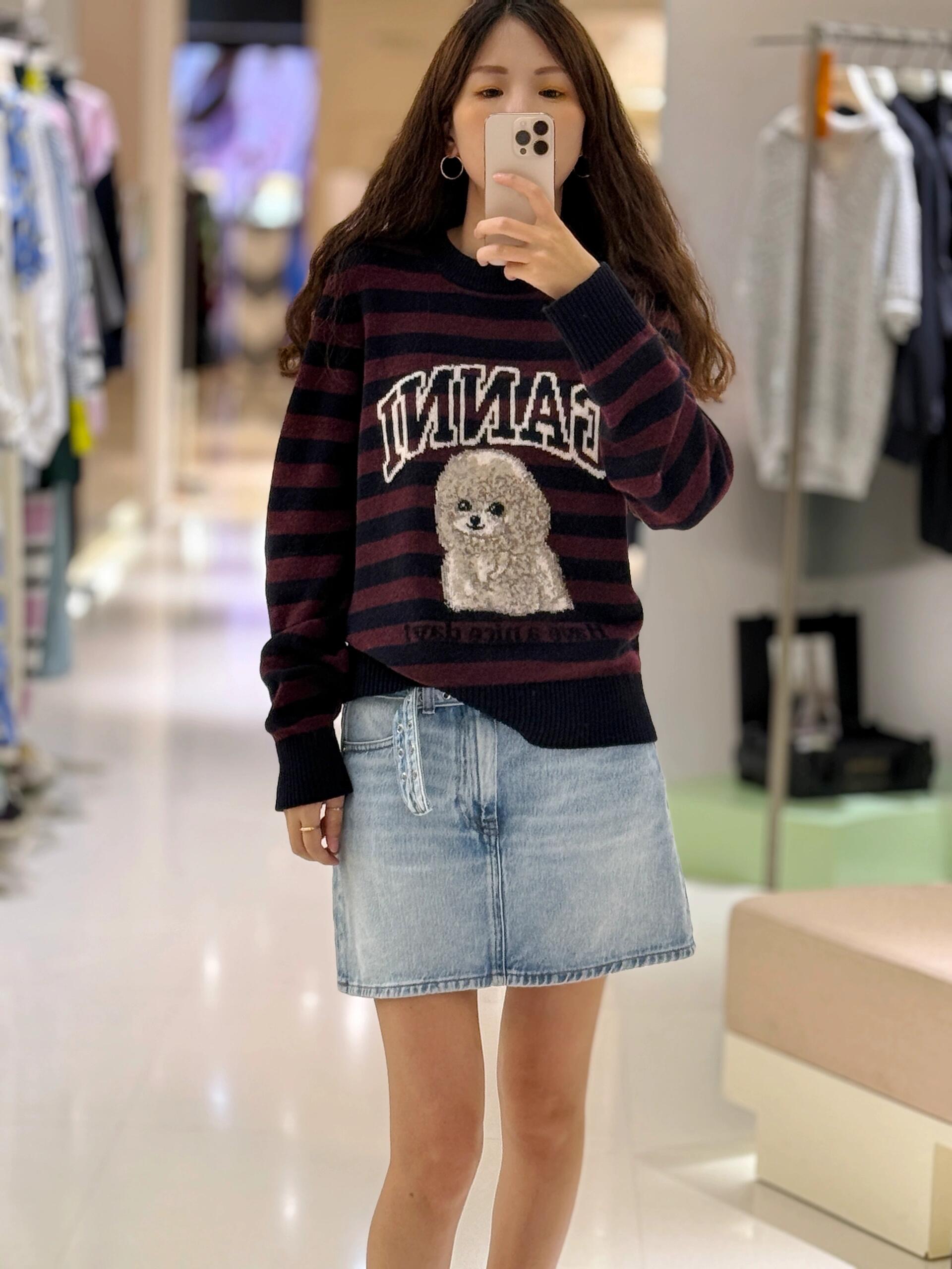 NO:460559,Gann* 25Fw early autumn new style animal jacquard logo long-sleeved knitted sweater丨Exclusive high-end production!  Nordic niche designer brands have become popular in the past two years!  !  The simplest pullover shirt, the simpler the more you can wear it!  The colors are lively and bright, and full of fashion!  You can go out on the street every day and commute to work!  S/M/L, Sweaters, alexander wang19860909Gann* 25Fw早秋新款 动物提花logo长袖针织毛衣丨独家高版出品！北欧小众设计师品牌 这两年ins上巨火！！简约至上的套头小衫,越简单越能穿出气质！颜色活泼明亮,时尚感十足！日常出街,上班通勤都可！现货发售S/M/L,,sweaters,alexander wang,Women's clothing