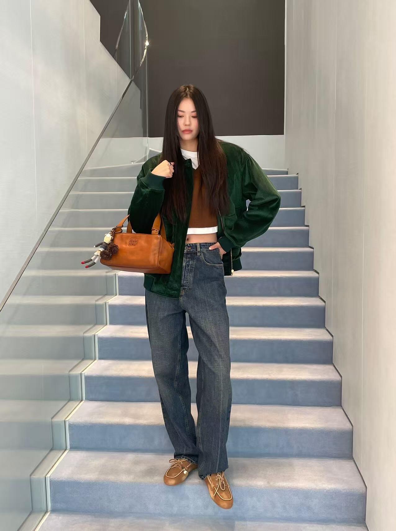Miu Miu Corduroy Jacket - Jewel Green, Relaxed Fit, Unisex Style 5 i1756288577814 4353 0 4