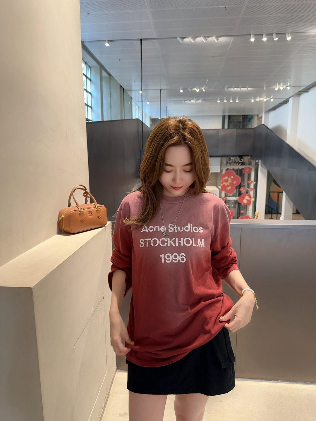 Acne Studios 1996 Caramel Brown Ombre Long Sleeve T-Shirt 5 i1757309184048 3179 0 3
