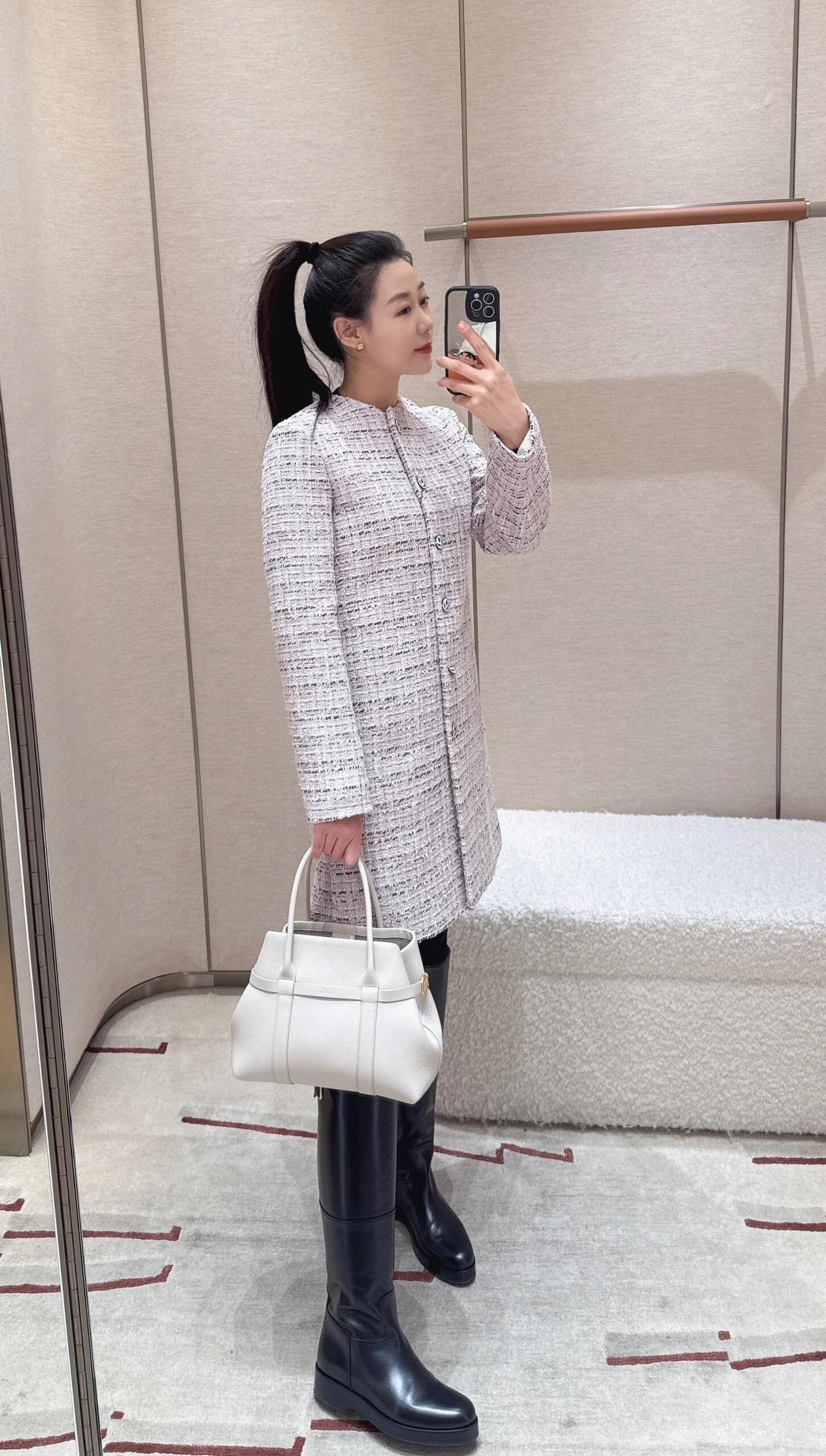 Elegant Tweed Coat: French Style Outerwear for Autumn/Winter 3 i1757932804342 1108 0 1