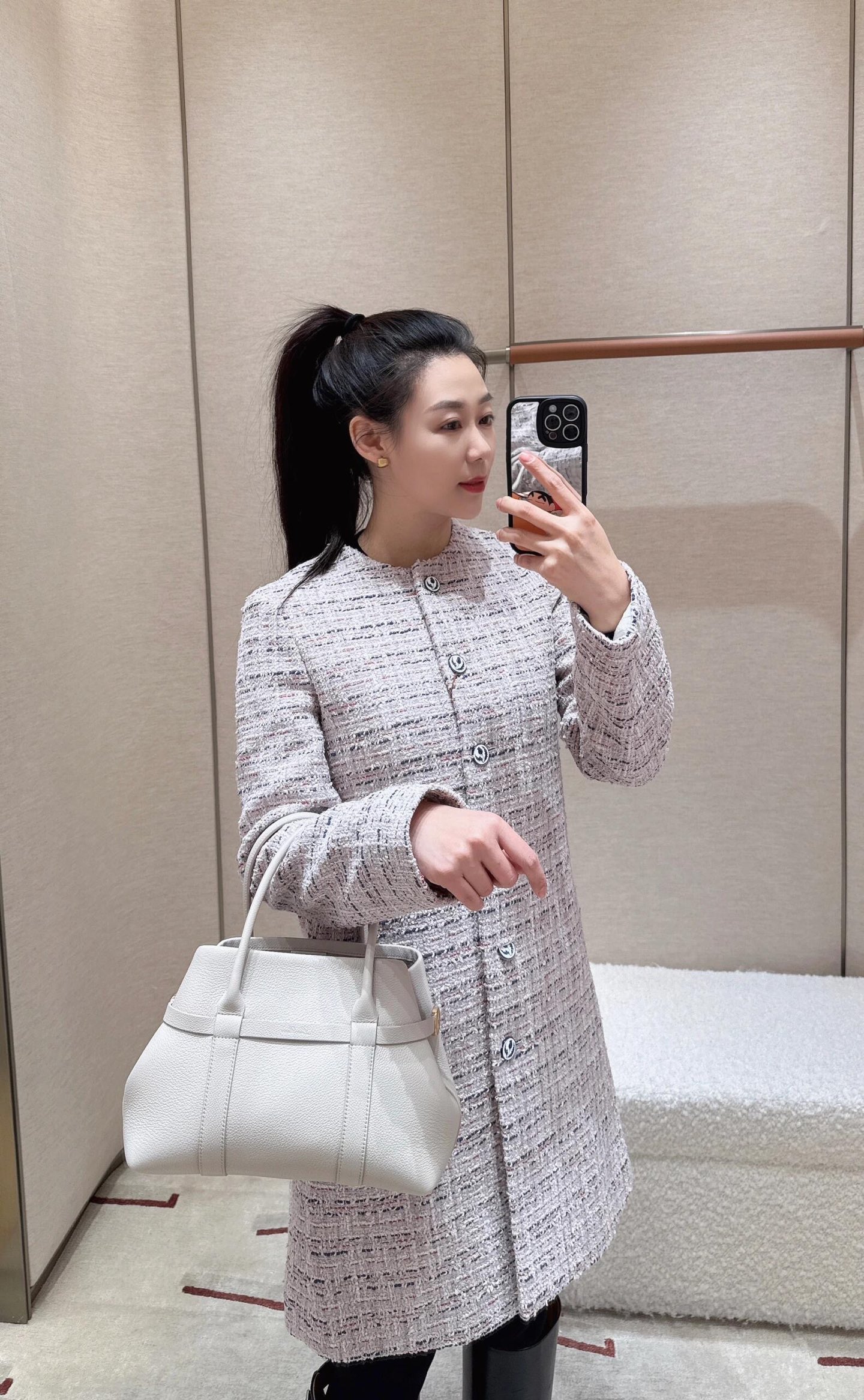 Elegant Tweed Coat: French Style Outerwear for Autumn/Winter 4 i1757932805113 6189 0 2