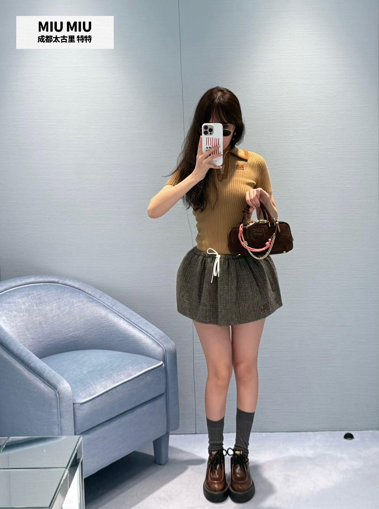 Miu Miu Ribbed Knit Cashmere Blend Polo Sweater - Chic Fall Essential 6 i1759208040606 3640 0 4