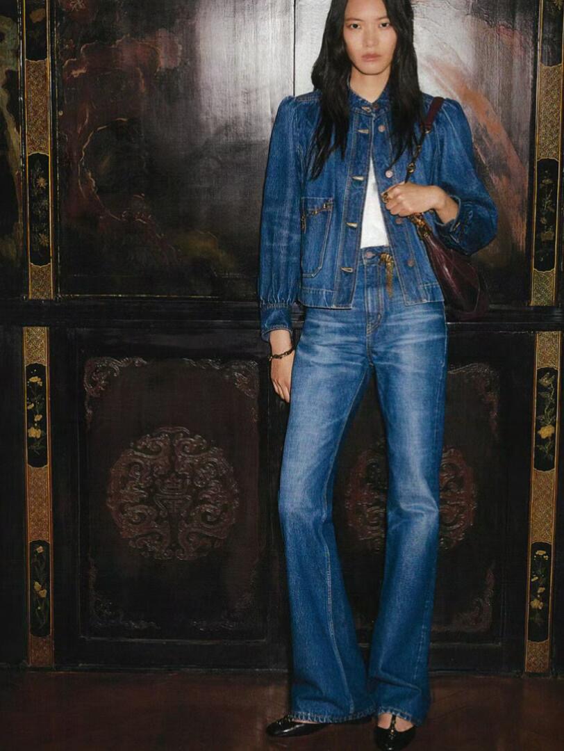 NO:762706,Li Manxuan interprets CHLO 2026 New Year series denim outfit,,chloe,19860909李蔓瑄 演绎CHLO 2026新年系列牛仔穿搭,,chloe,,Women's clothing