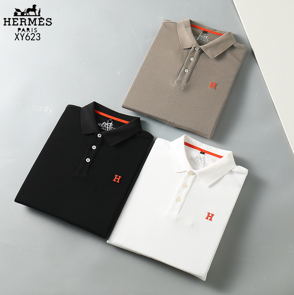 NO:541347,New Polo shirt with autumn and winter color black white brown fabric long lint cotton Size M-4XL, alexander wang19860909秋冬新款Polo衫 颜色黑色 白色 咖色 面料长绒棉 尺码M-4XL,,alexander wang,Men's clothing