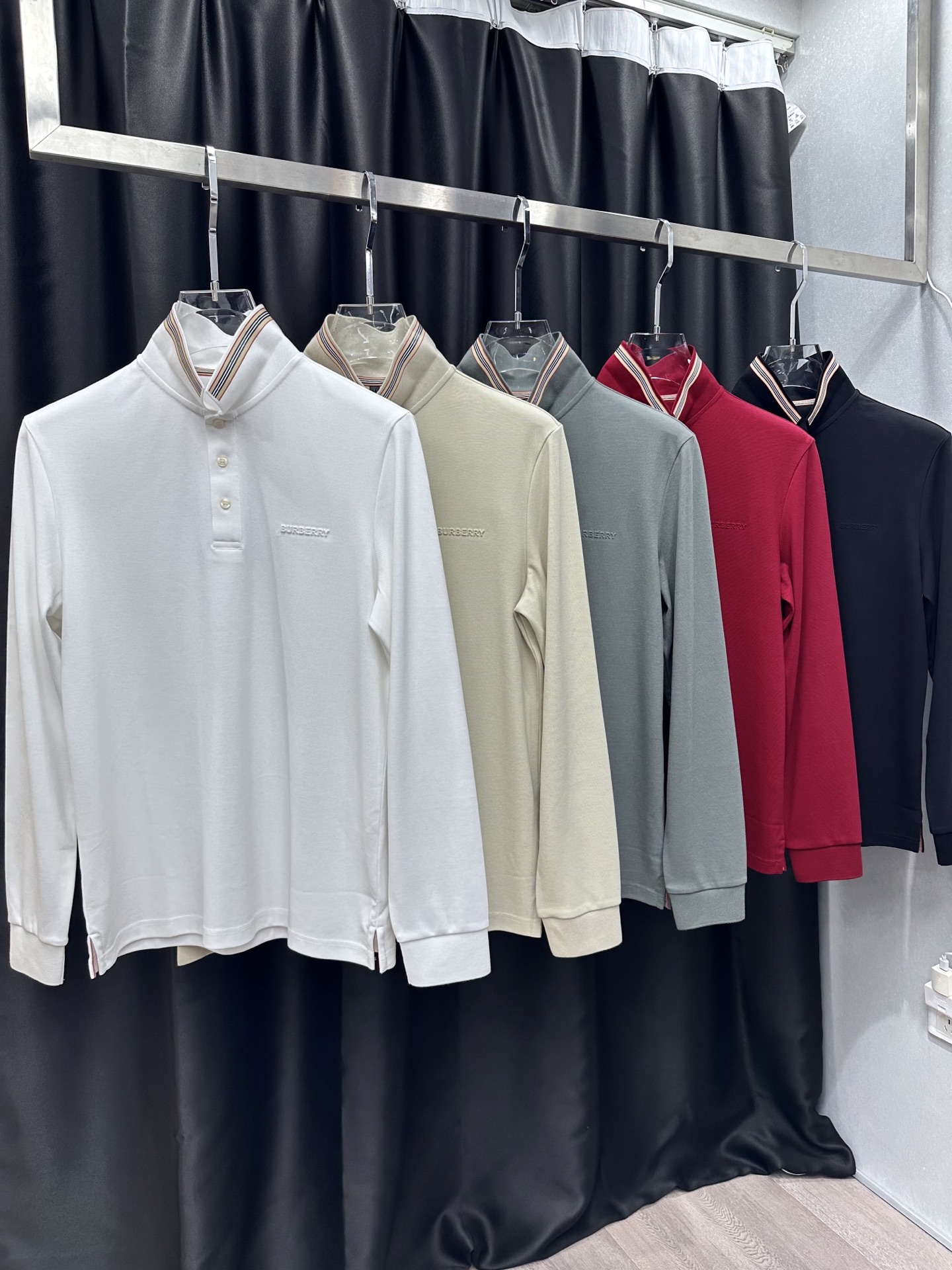 🆕实拍秋冬新款Polo 丝光天丝棉M-4XL