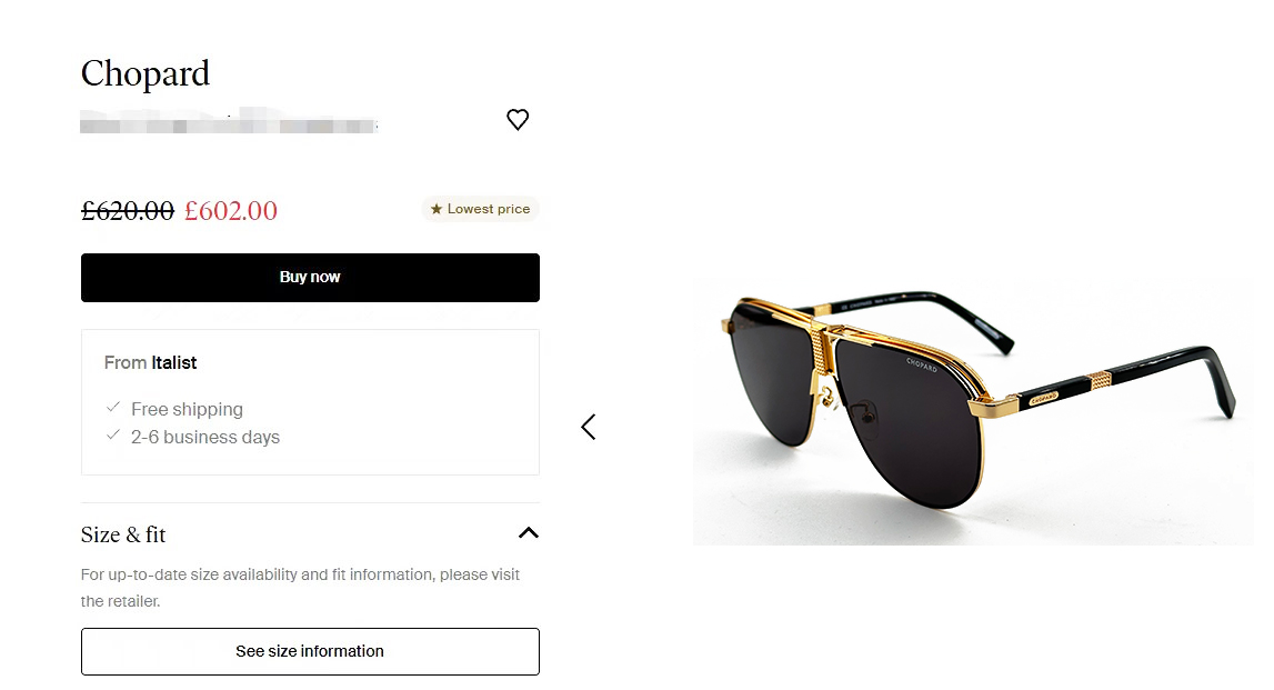  ChoPard
Mod：SCHF82
Size：62口13 145
