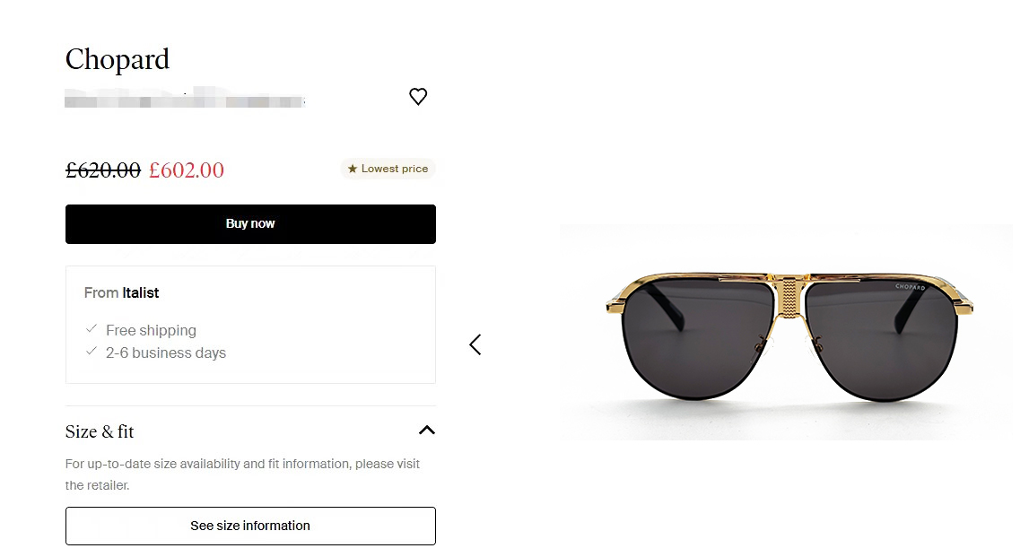  ChoPard
Mod：SCHF82
Size：62口13 145
