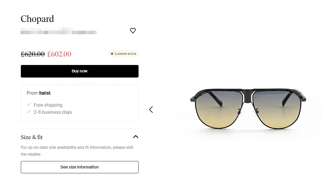  ChoPard
Mod：SCHF82
Size：62口13 145
