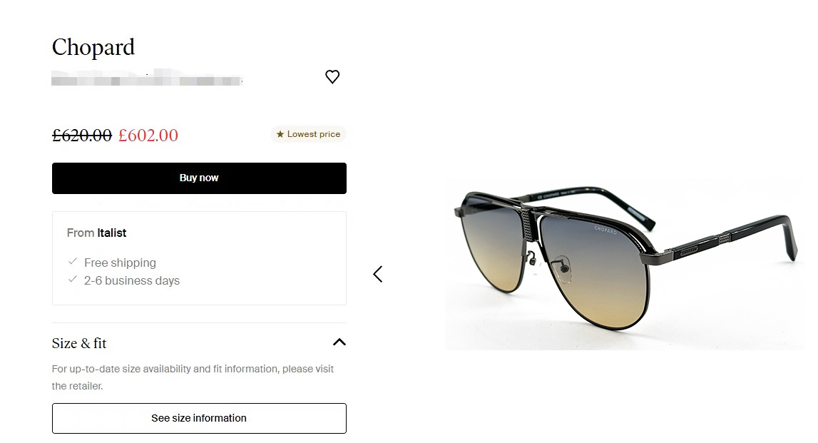  ChoPard
Mod：SCHF82
Size：62口13 145
