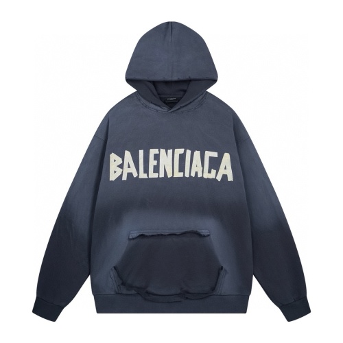 Balenciaga 2025 SS Classic Logo Print Distressed Hoodie - Stylish and Comfortable 1 Balenciaga 2025 SS Classic Logo Print Distressed Hoodie - Stylish and Comfortable