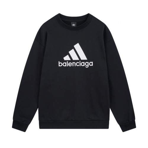 Products 9 Balenciaga x Adidas Embroidered Logo Black Cotton Blend Sweatshirt