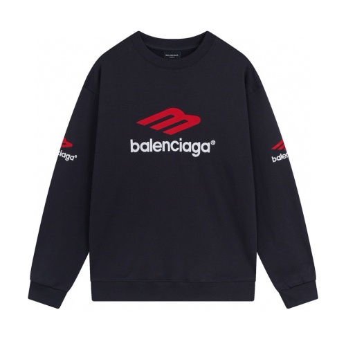 Balenciaga Men's Navy Sweatshirt with Embroidered Logo | Casual Style 45 Balenciaga Men's Navy Sweatshirt with Embroidered Logo | Casual Style