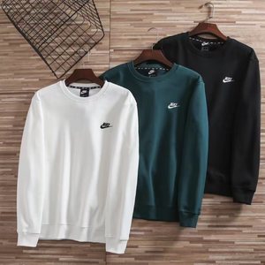 Nike Clothing Sweatshirts Embroidery Men Cotton