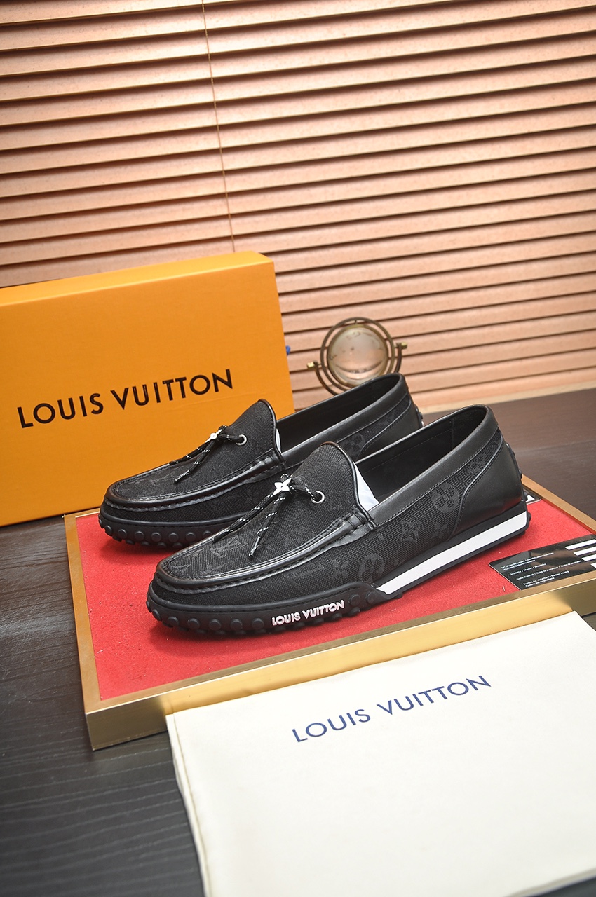 Louis Vuitton Men's Leather Loafers: Classic Style & Comfort, Sizes 39-45 4 i1721408059 4442 3