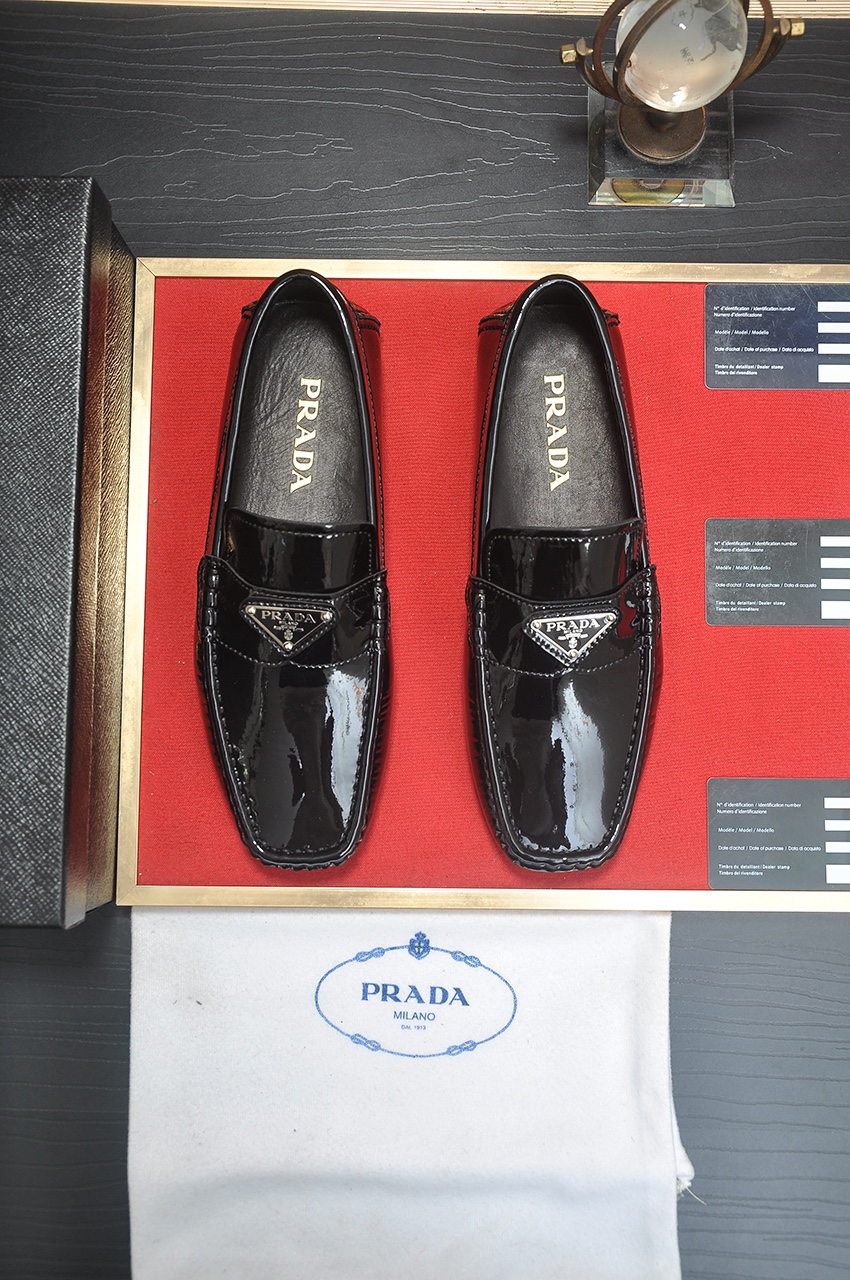 Prada Leather Loafers - Premium Italian Leather, Classic Style 2 i1725035037 6412 8