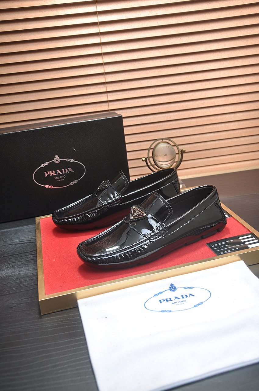 Prada Leather Loafers - Premium Italian Leather, Classic Style 4 i1725035037 6906 5