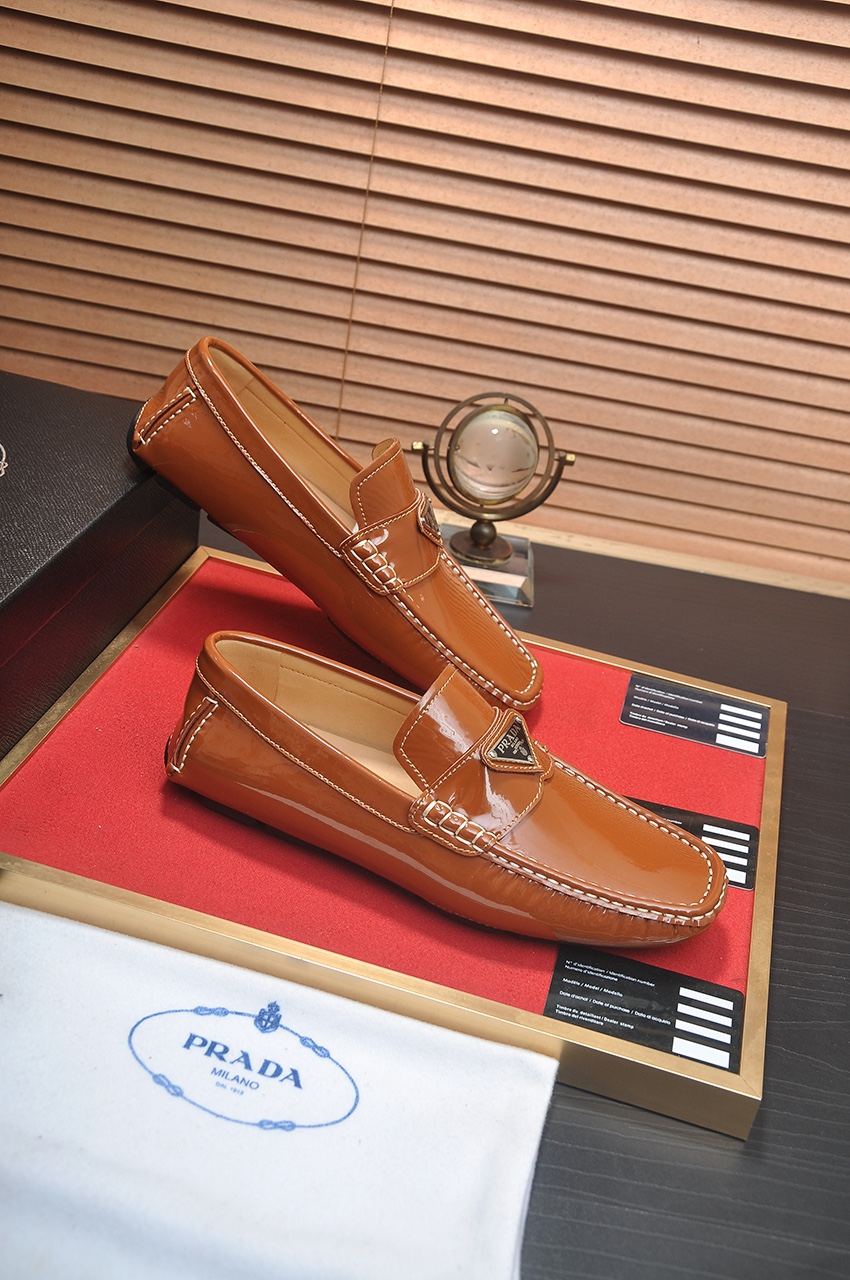 Prada Leather Loafers for Women - Comfortable, Durable, and High-Quality 7 i1725035139 238 0