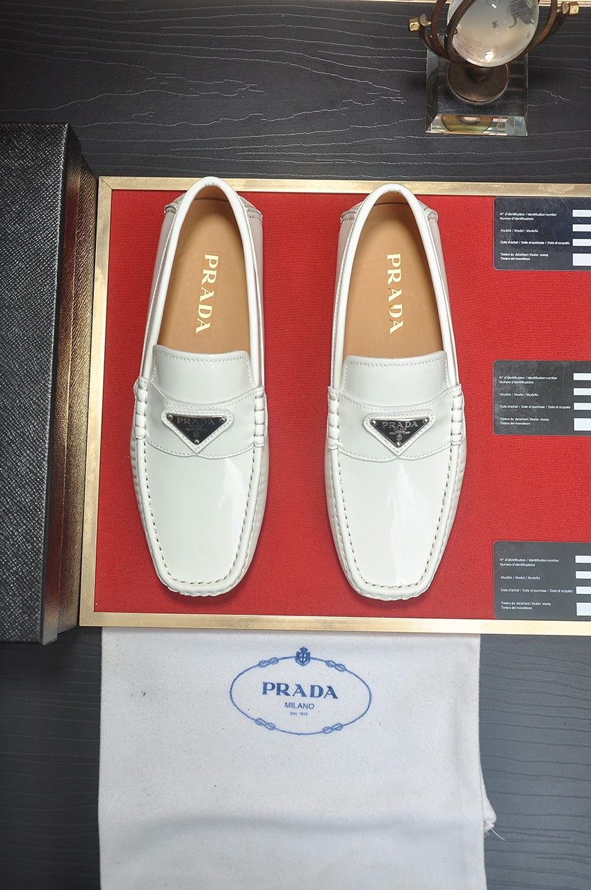 Prada Leather Loafers - Classic Style, Premium Leather, Comfortable Fit 1 Prada Leather Loafers - Classic Style, Premium Leather, Comfortable Fit