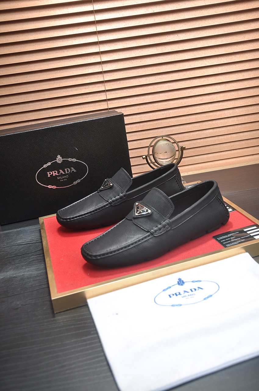 Prada Men's Leather Loafers - Premium Quality, Comfortable Fit 4 i1725035174 2500 2