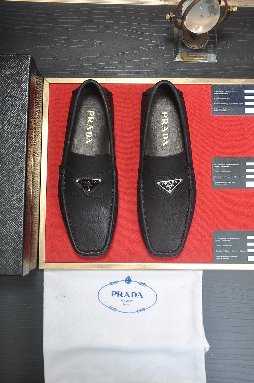 Prada Men's Leather Loafers - Premium Quality, Comfortable Fit 2 i1725035174 5118 5