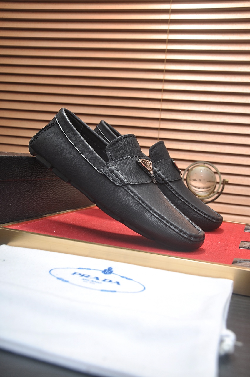 Prada Men's Leather Loafers - Premium Quality, Comfortable Fit 3 i1725035174 8822 8