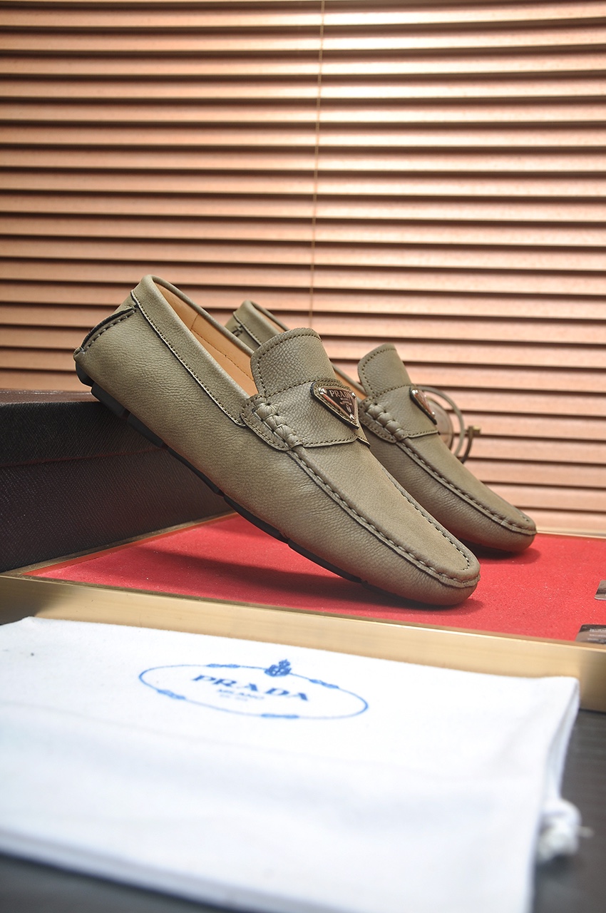 Prada Men's Leather Loafers Comfortable Driving Moccasins Shoes Size 38-45 3 i1725035213 4418 3
