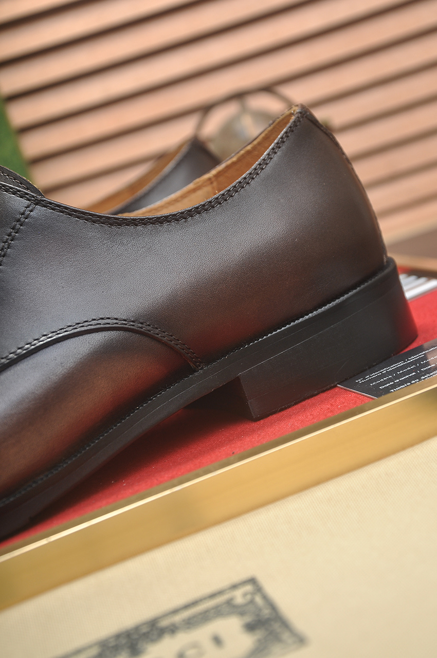 Gucci Men's Brown Leather Lace-Up Dress Shoes, Sizes 38-44 - Original Quality 10 i1742234122687 826 0 8